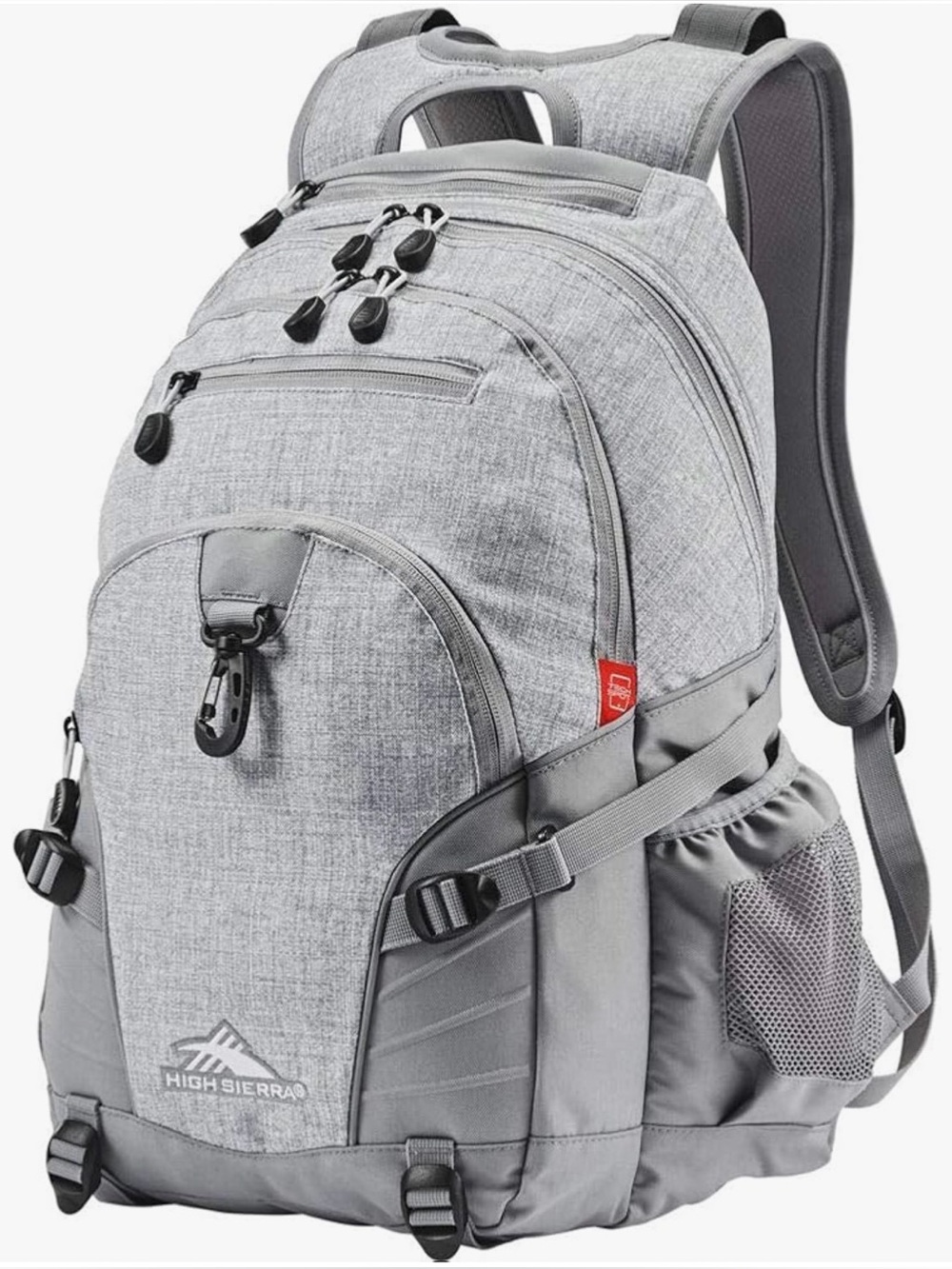 NWT•High Sierra Loop Backpack with Tablet Sleeve | Silver Heather